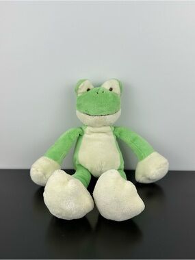 Gund Gipper Green White Frog 10” #60175 Plush Stuffed Animal Toad